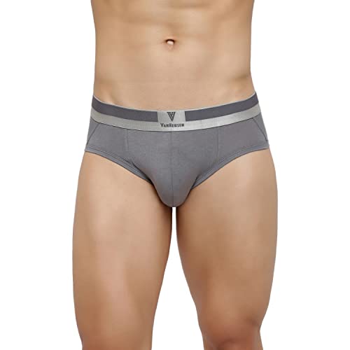 Image of Van Heusen Men Colour Fresh Briefs - Pima Cotton Stretch - Ultra Soft, Solid