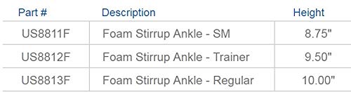 Miniatura 2 de Férula de tobillo ajustable con estribo, regular, marca exclusiva de Tienda