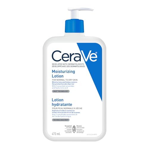 CeraVe Moisturizing Lotion, Daily Lightweight Face & Body Moistur...