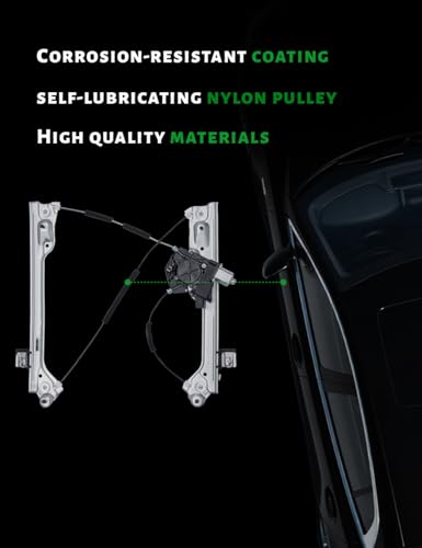 Image of Power Window Regulator w /Motor Compatible with Cadillac Escalade /ESV & Chevrolet Silverado 1500 /LD,2500 3500 HD Suburban Tahoe &GMC Sierra 1500 /Limited Sierra,Yukon /XL Front Driver Side,Replace751-724