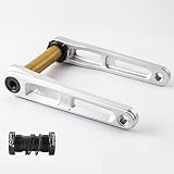 EVOSID Folding Bike Crankset Integrated Fire Crank Arm 165/170/175mm Road Bicycle Sprocket 56T Ultra