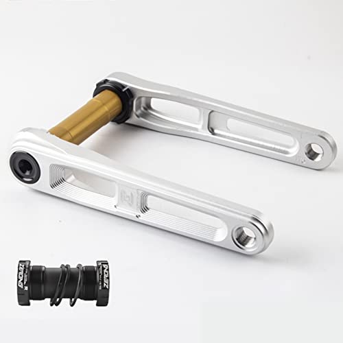 Evosid Folding Bike Crankset Integrated Fire Crank Arm 165/170/175Mm Road Bicycle Sprocket 56T Ultralight Chainwheel Bike Part (Silver Crank Bb, 170Mm) #TOP7