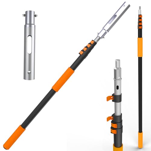 Buyplus Pool Pole - 16FT Telescopic Extendable Swimming Pool Pole