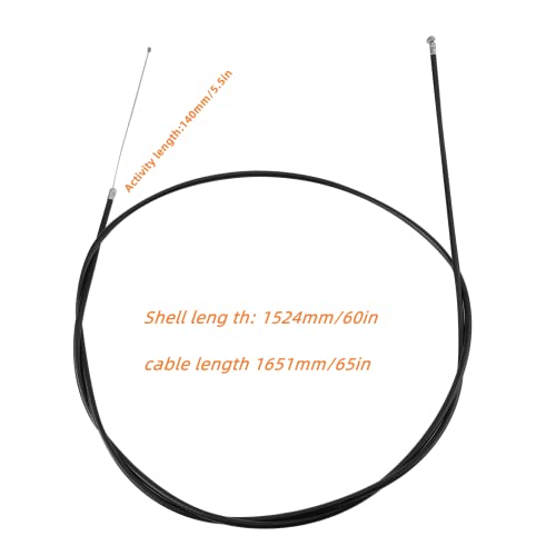 Rnigs 60" Universal Throttle Cable Kart Cart Throttle Cable Minibike Kart Cart Throttle Cable for Go-Cart ATV Cycle