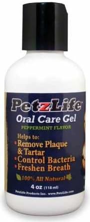 PetzLife Oral Care Gel Original Peppermint 4oz