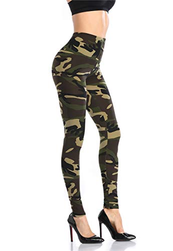 Image of Kotii Women's Soft Full Length Leggings High Waist Ankle Length Leggings Pants Tights