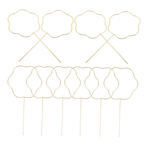 POPETPOP 10piezas Marco De Abanico De Metal Antiguo Redondo Vintage Estructura De Abanico Chino Para Manualidades Diy Decoración Hanfu Material De Hierro