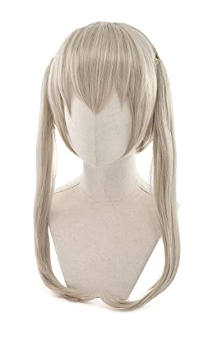 Miccostumes Women's Anime School Girl Cosplay Wig (Grey) #TOP1