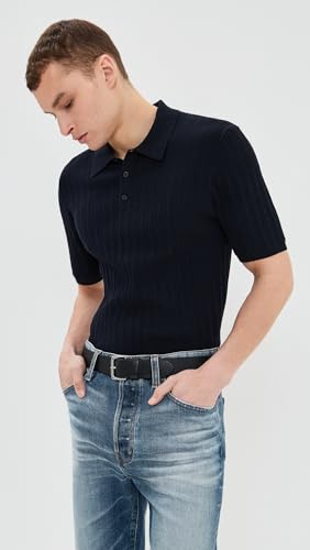 Wax London Men's Vertical Knit Naples Knit Polo2