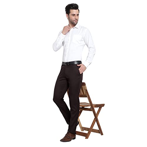 Image of Men Regular Fit Polycotton Trouser Pant's Formal Trouser Casual Trouser Pant