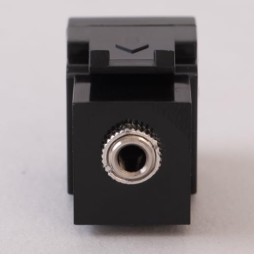 Acoplador de audio estéreo Jack 3.5 mm ICC negro miniatura 2