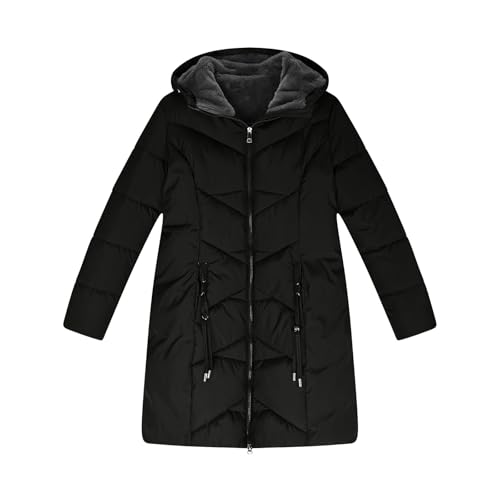 for Women Fall Winter Long Hooded Basic Puffer Jackets Hoods Outfits Women 2025 Trendy Y2K2