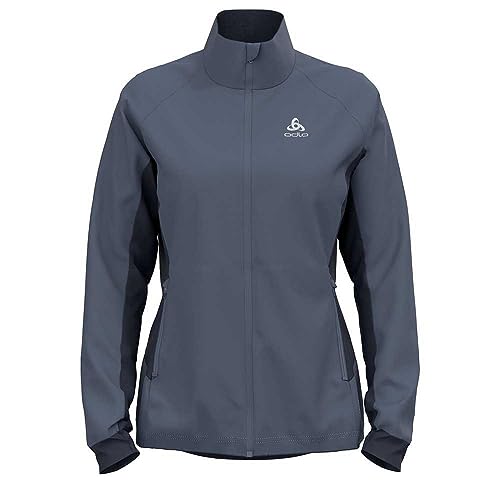 Odlo Damen Langlauf Jacke BRENSHOLMEN, folkstone gray - india ink, M