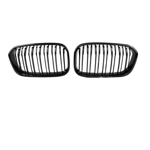 Calandre Avant BMW F20 F21 Facelift 2015-2019 Grille de Pare-choc Course Double Lame Noir Brillant