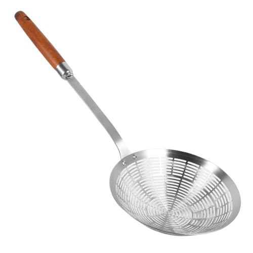 LABRIMP Colador Inoxidable Ranurada Cuchara De Filtro Grande Para Alimentos Cocidos