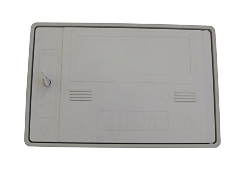 Hydrafix 35900M4933 Tapa de Contador con Marco y Cerradura, Gris, 49 x 33 cm