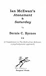 Ian McEwan's "Atonement" and "Saturday"