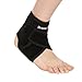 BraceUP® Antimicrobial Adjustable Ankle Support with compression straps, Reduce Bacteria One Size Adjustable