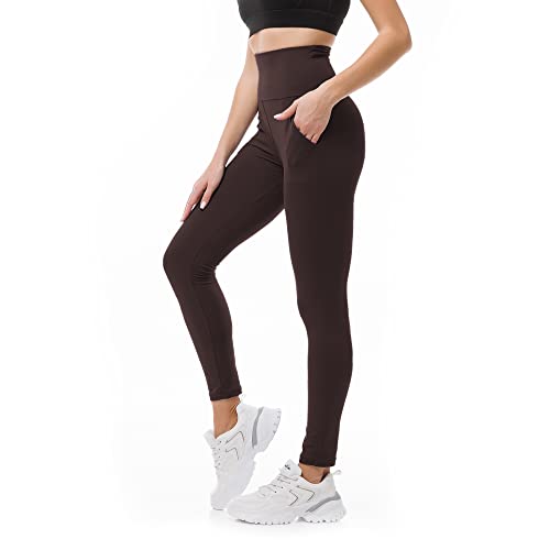 SINOPHANT Sport Leggings Damen mit Taschen, High Waist Sportleggins Lang...