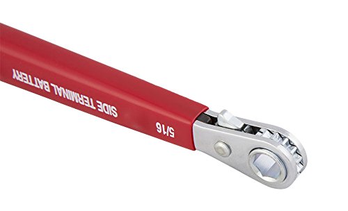 Steelman 5/16-inch Side Terminal Battery Reversible Ratchet Wrench, Automotive Tool for GM Side Terminal Battery Bolts