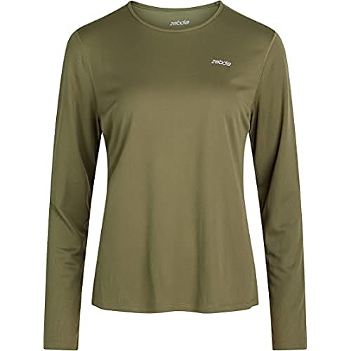 Shirt de sport pour femme L/S Army pour vos entraînements running et fitness