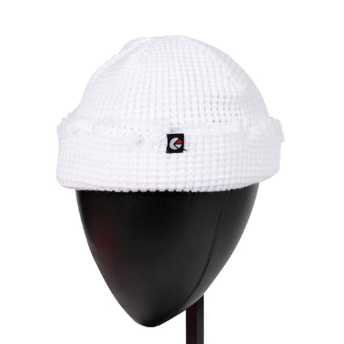 Bonnet Raw Edge Blanc Ethika - Bonnet Streetwear Homme Femme