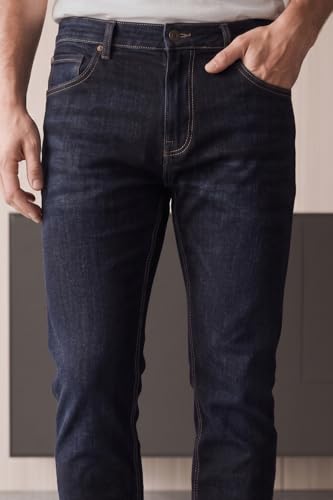 Image of Louis Philippe Men's Smart Fit Stretch Fabric for Comfort Premium Wash Aesthetic Authentic Twill and Durable Jeans