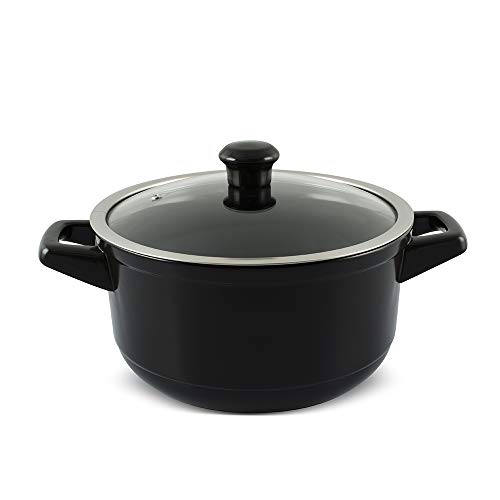 Caçarola, Duo, Ø24cm, 4300ml, Preto