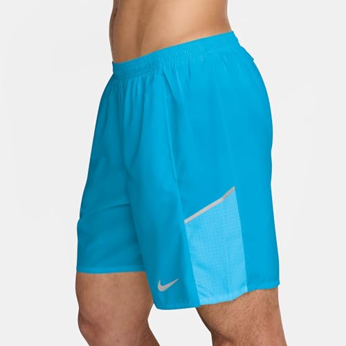 Image of Nike Mens Miler Dri Fit Brief Lined Running Shorts