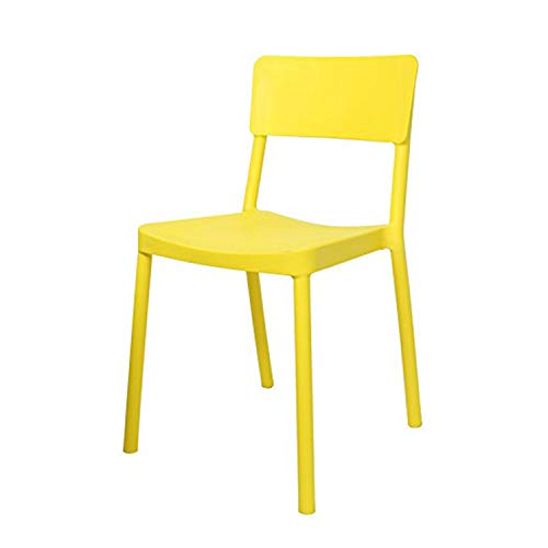Image of CELLO Eskimo Chair Set Pack of 2 - Yellow | Strong and Durable | Easy to Clean | Chair for Living Room, Bed Room, Kitchen, Office Room, Outdoor | 3 Years Warranty