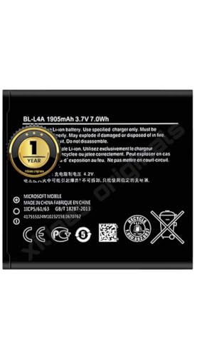 Image of BL-L4A Battery for Nokia Lumia 535 /830 / 1905 / RM-1090 / RM-1089 / Dual 830 RM-984 (1905mAh) Battery with 1 Year Warranty**** (N13)