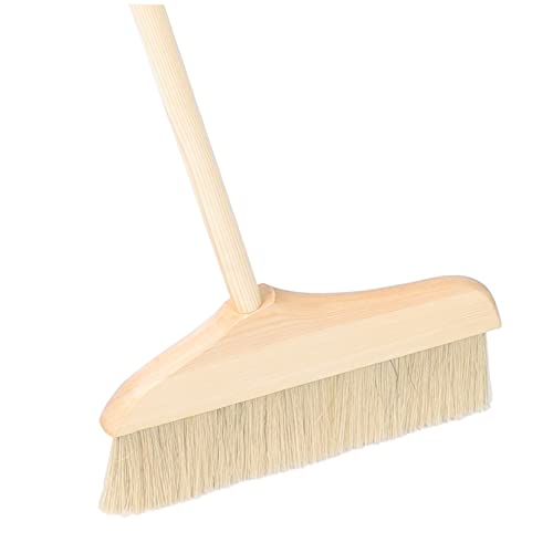 FRCOLOR Zimmerbesen Mit Langem Griff Tragbarer Besen Für Innenreinigung Abnehmbarer Staubbesen Mit Weichen Borsten Geeignet Für Hartböden Und Teppiche – Bild 5