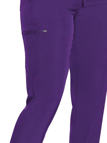 Image of COZYFIT Womens Scrub Pants - Soft Stretch Yoga Style with 5 Pockets, Slim Fit Jogger Scrubs Pants for Women