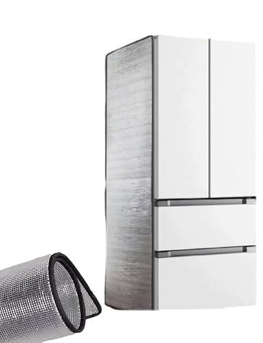 Wasserdichte isolierte Gefriertruhe Abdeckung mit Alufolie und Magnet für Kühlschrank, Sonnenschutz für Eisgefrier und Kühlschrank(Style 2,30x30cm)