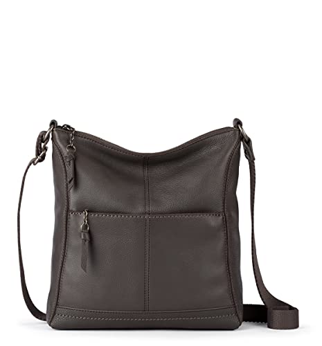 Image of The Sak Lucia Leather Crossbody Purse - Premium Leather Women's Handbag for Everyday & Travel - Cross Body Bag With Zipper