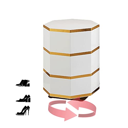 Meuble à chaussures rotatif pour entrée armoire de rangement compact et élégant