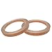 AUTUT 2 Pcs 6.5in Universal Wooden MDF Speaker Spacer Ring