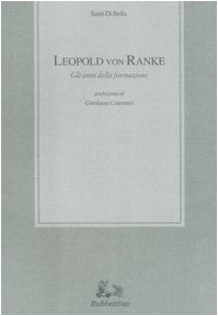 Leopold von Ranke. gli anni della formazione