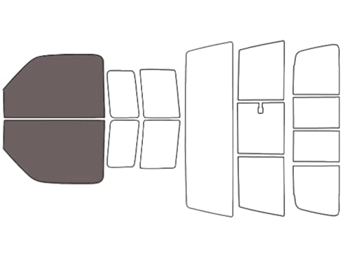 Rvinyl Window Tint Kit Compatible with Ford Ranger 1993-2011 - Front Precut Kit - 35%