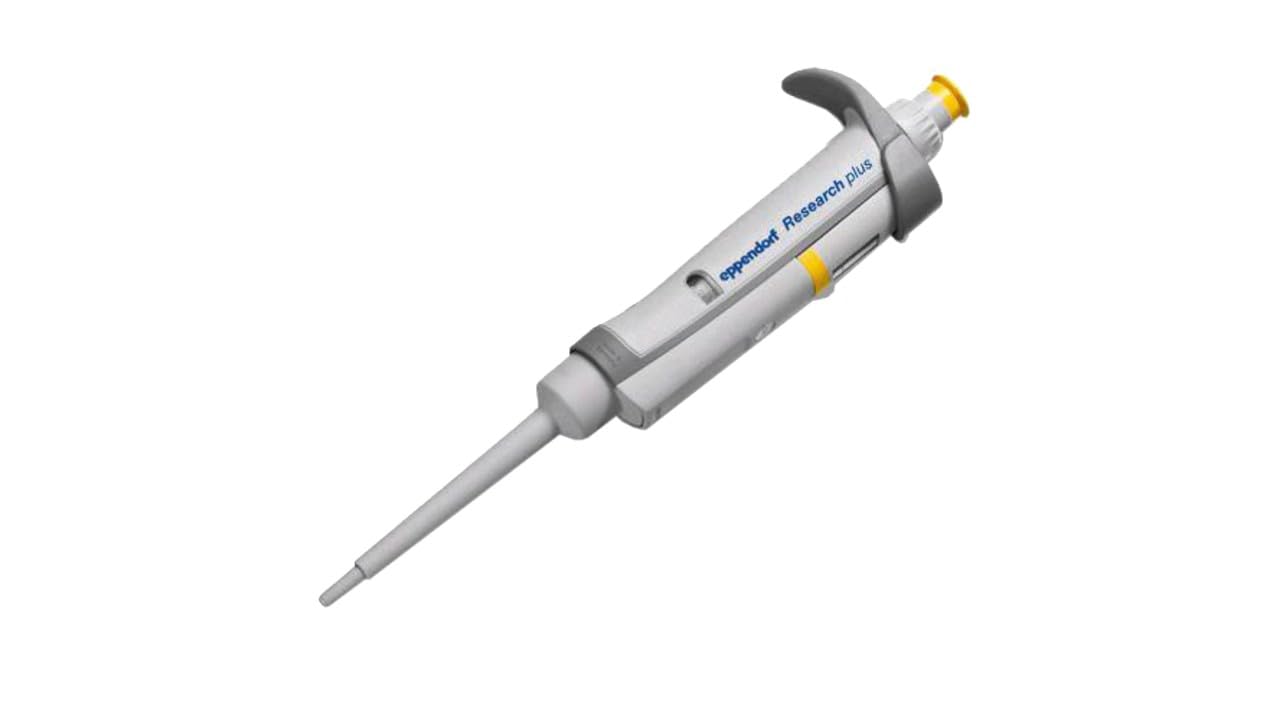 Eppendorf Research plus Mechanische Einkanalpipette, Variabel, Gelb, 20-200 µl