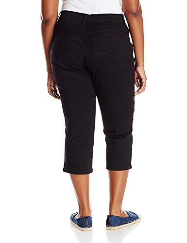 1826 Jeans / Sweet Look Womens Plus Size Twill Cotton Stretch Capri Pants Solid Colors4