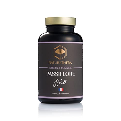 NATURATHÉRA - PASSIFLORE BIO - Complément Alimentaire Anti Stress, Aide au Sommeil - 150 Gélules