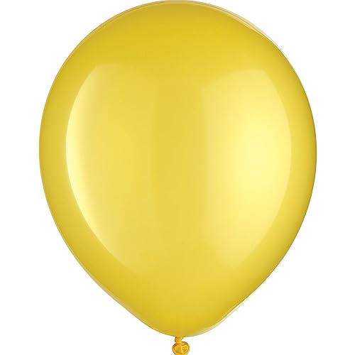 Yellow Sunshine Solid Color Latex Balloons - 9