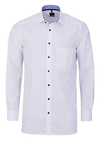Preisvergleich Produktbild OLYMP Herren Hemd Modern Fit Langarm Weiss (10) 40