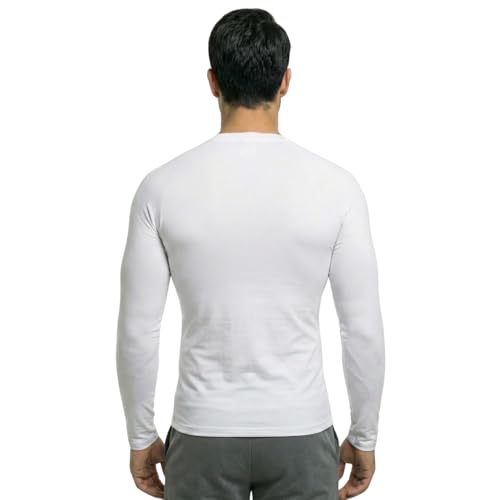 Image of WMX Full Sleeve Plain Athletic Fit Multi Sports Compression T-Shirt, Top Inner Wear