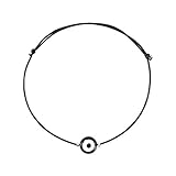 SoChic Naz Black String Black Evil Eye Bracelet