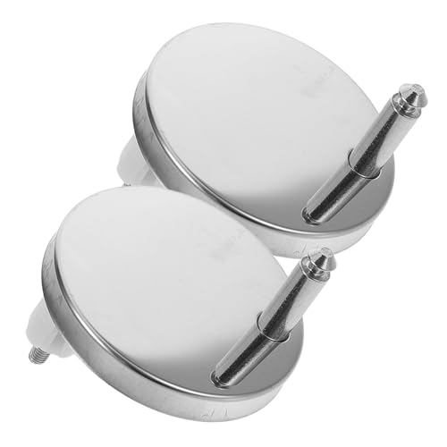 DIKACA 2 Pares Tornillos para Asiento de Inodoro Fijación Rápida con Pernos Plásticos y Tacos de Expansión de Goma Kit Resistente para Montaje y Reparación DIY