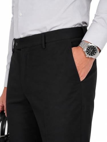 Image of SUNPOINT Formal Pants for Men Office Wear - Premium Regular Fit Formal Trouser for Men, Boys, Gents Bottom Formal wear for Office Meeting, Party, Gathering, Wedding