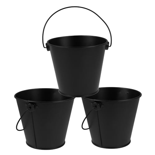 Mikikit 3 Piezas Cubo De Grasa para Parrilla Accesorios De Barbacoa Cubo De Aceite De Hojalata para Parrilla Uso Al Aire