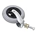 NDNCZDHC Wheelchair Front Wheel 6 Inch Wheelchair Replacement Wheel Grey PU Inflatable Wheelchair Wheels Replacement
